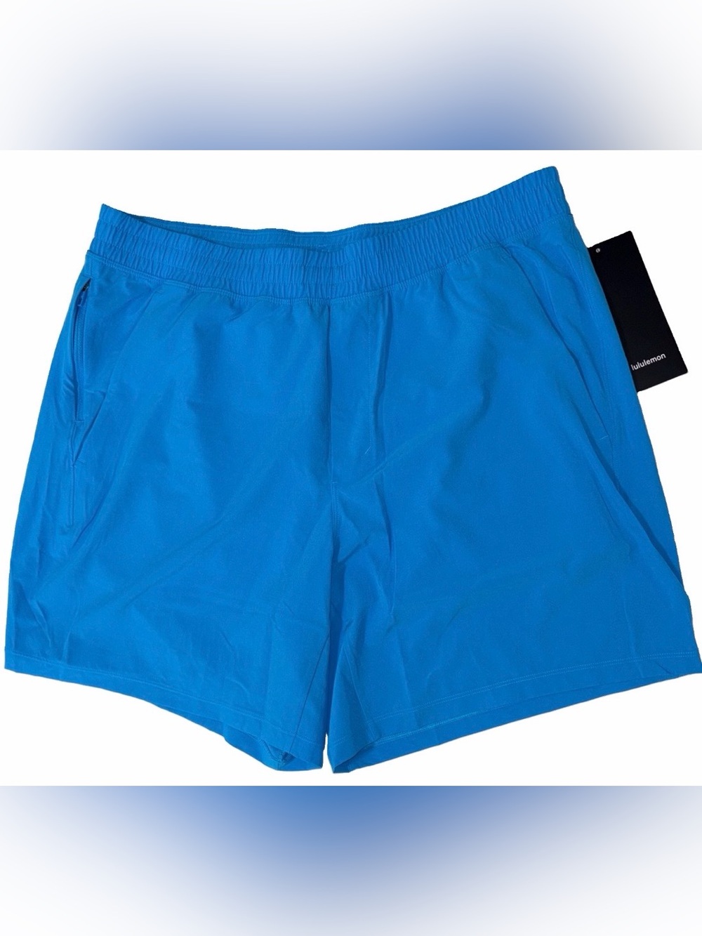 NWT LULULEMON MENS XLARGE PACE BREAKER 7”SHORT*LINERLESS AUTHENTIC LUMINOUS AQUA